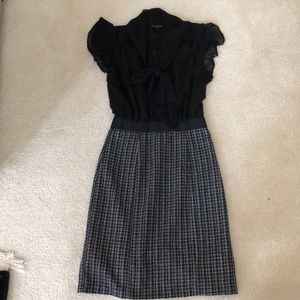 Banana Republic Black and Tweed dress